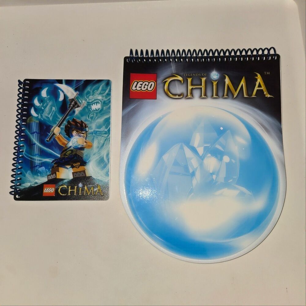 Lego Legends Of CHIMA Sketchbook 60 Sheets 2013 & Mini Pocket Journal 50 Sheets